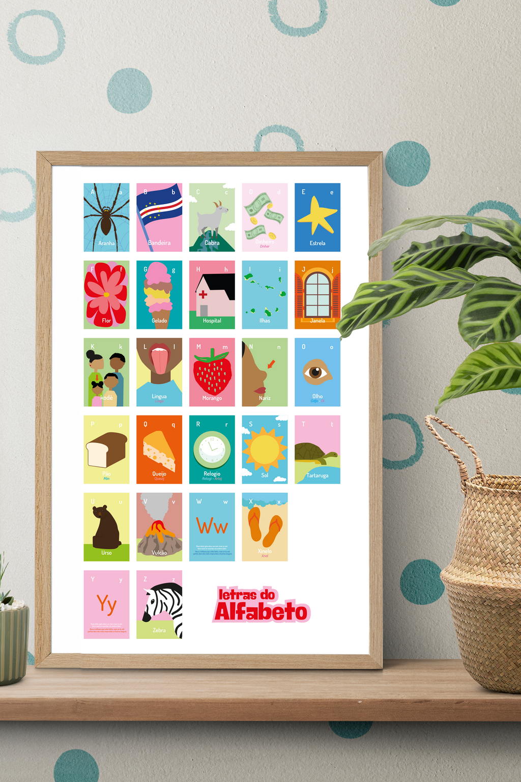 Little Kriolu Alfabetposter